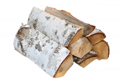 Ofenfertiges Birkenbrennholz, kammergetrocknet, gespalten, ideal für Kamin, Ofen und Feuerstelle, Restfeuchte ca. 18–20 %