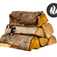 Ofenfertiges Fichtenbrennholz, kammergetrocknet, gespalten, ideal für Kamin, Ofen und Feuerstelle, Restfeuchte ca. 18–20 %